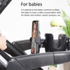Black Stroller Cup Holder 360 Degrees Rotation Universal Drinks Holder