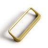 Goo-Ki Brushed Gold Cabinet pulls with 3''(76mm) Hole Center,Modern Zinc