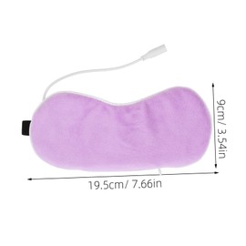 Beavorty 1 Set Heated Eye Masks USB Electric Eye Heating Pad Warm Compress Eyes Sleep Masks Reusable Eye Mask Blocking Heat Eye Masks for Sleeping