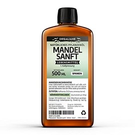 Almond Oil 100% Pure 500 ml, Natural and Cold Pressed