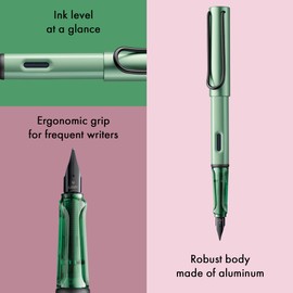 LAMY Fountain Pen, EF Fine Point, Ulster Sage, L0E7-EF Limited