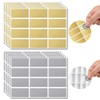 QEQSHQO Pack of 120 Labels Scratch Stickers Scratch Off Sticker