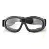 Bobster Touring 2 Goggles,Black Frame/Clear Lens,one size