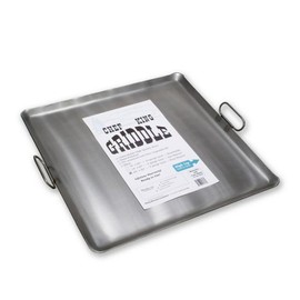 Chef King 7 Gauge Steel Griddle, 23 Inch x 23 Inch