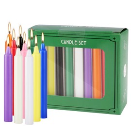 4 Inch Mini Taper Spell Candle-Multi-Colored Candle Sticks-for Home Decor Kitchen Decor Wedding Decorations-20 Pack …