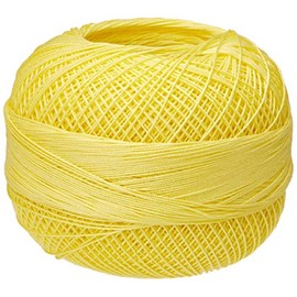 Handy Hands Lizbeth Premium Cotton Thread, Size 40, Lemon Light