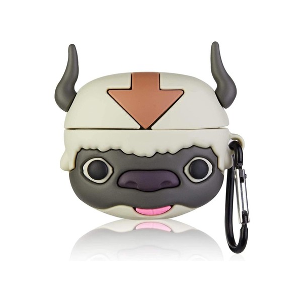 SCJLSDA Schutzhülle für AirPods 4, niedlich, Silikon, stoßfest, Tier-Cartoon-Muster, Schutzhülle