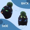 Zsedrut Baby Winter Hat & Scarf Set Kids Dinosaur Fleece
