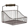 Treasure Gurus Rustic Metal Wire Storage Bin Basket Napkin Holder