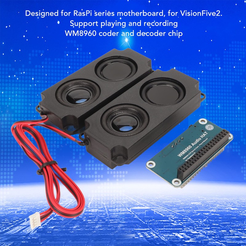 HiFi Sound Card I2S Interface I2C Control WM8960 Chip 3.5mm