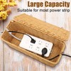 MIUUIPI Handmade Cable Box, Rattan Cable Management Box, Under Desk