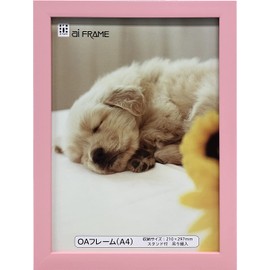 Iwata JOA-A4-P Picture Frame, OA Frame, Resin, Pink
