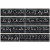 Teacher Created Resources Chalkboard Brights Cursive Writing Bulletin Board Set
