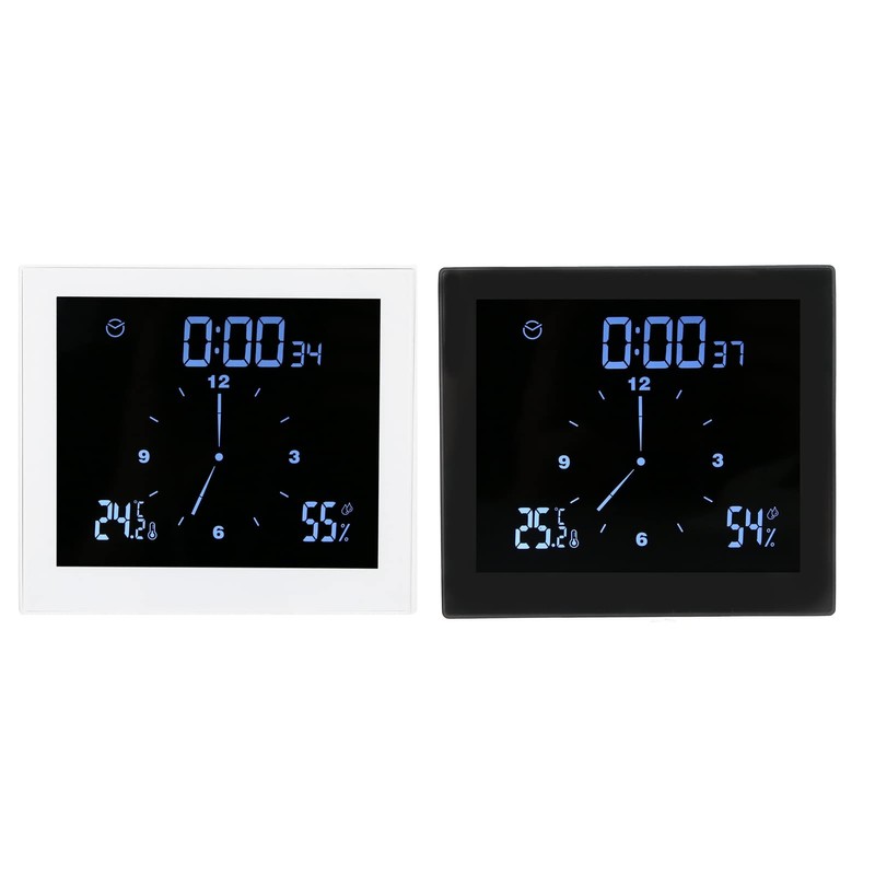 Ejoyous Bathroom Clock, Digital Bathroom Clock, Wall Clocks with LED