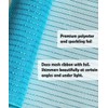 Blue Metallic Deco Mesh Ribbon Roll 10 inch x 30