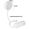 LED Desk Lamp with Gooseneck Night Light 3 Color Stepless