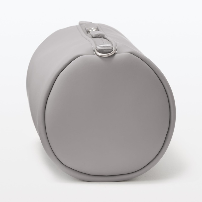 Mujin Ryohin Freely combinable storage case, cylindrical type Medium Gray/Diameter