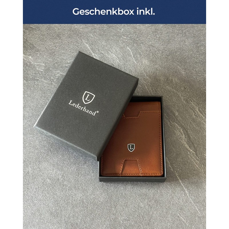 Lederhand iSlim XL, carbon, Modern