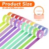 Luziyun 20 Rolls of Colourful Washi Tape Set, 5 m