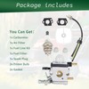 Autoparts Carburetor & Maintenance Kit Replacement for Mantis Tiller 7222