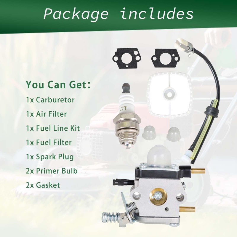 Autoparts Carburetor & Maintenance Kit Replacement for Mantis Tiller 7222