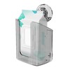 Wipe Holder for Bathroom Wall Mount,Clear Flushable Wipe Holder with
