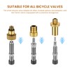 ONEWEST 21-Piece Set French Valve Adapter, Bicycle Valve Adapter, Bicycle