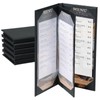 AMGSH 6 Pack 4 View Menu Holder Menu Covers 4.25"