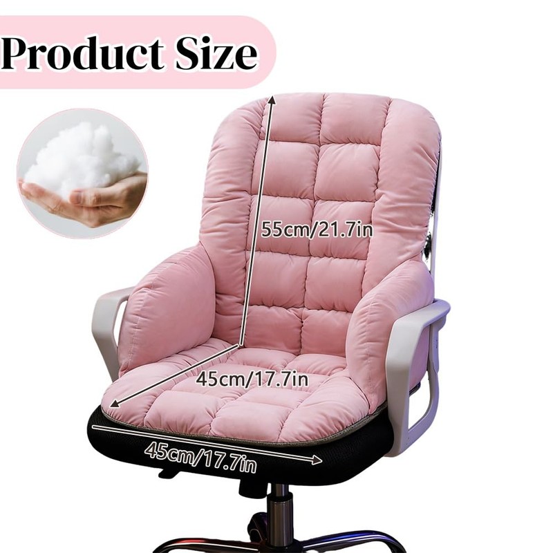 Yuthsona Desk Chair Cushion Office Chair Pad with High Back