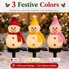 Solar Snowman Garden Light for Christmas Décor – Waterproof LED