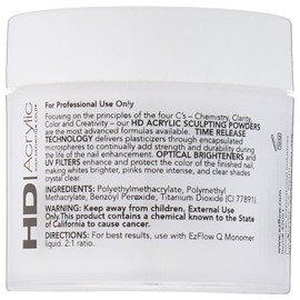 EZ Flow High Definition White Powder False Nails, 0.75 Ounce
