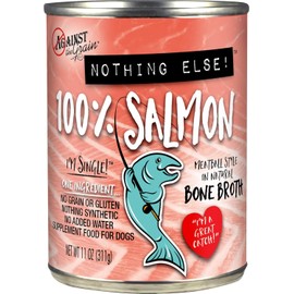 Evanger's Against The Grain One Ingredient Canned Dog Food Variety Pack, 4 Salmon, 4 Chicken, 4 Duck, 11 oz cans Variety Pack