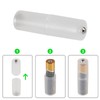 DORHEA 15Pcs AAA to AA Battery Adapter Converter AAA to