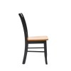 Boraam Shaker Dining Chairs Set of 2 - Black&Oak