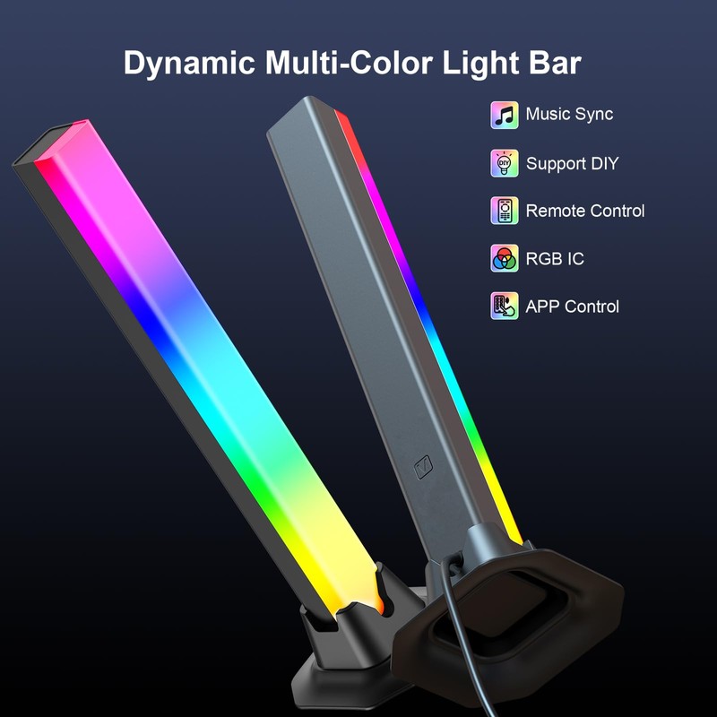 Ustellar RGB Lightbar, Smart Music Sync RGB IC LED Light