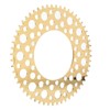 Folding Bicycle Chainwheel Smooth Fastness AntiCorrosion Wearproof Bike Chainring(Titanium Gold