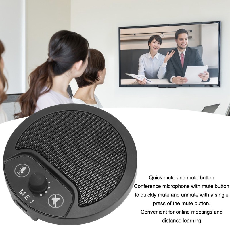 USB Conference Microphone Professional 360 Degree Omnidirectional Plug and Play