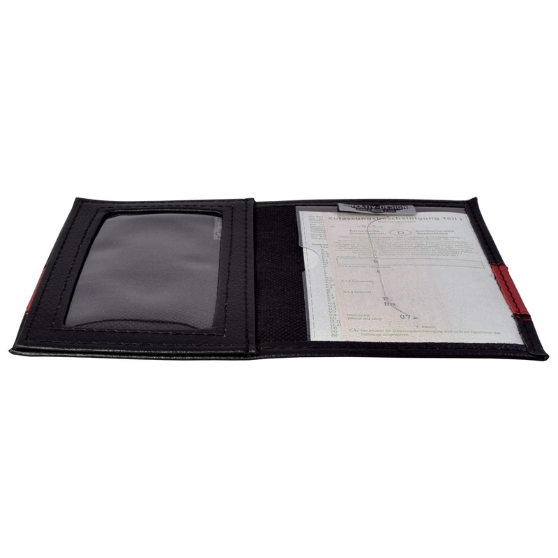 orgaexpert Car Vehicle Registration Certificate Protective Case Red 180 x