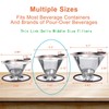 Pour Over Coffee Dripper Pour Over Coffee Filter, Cone Stainless