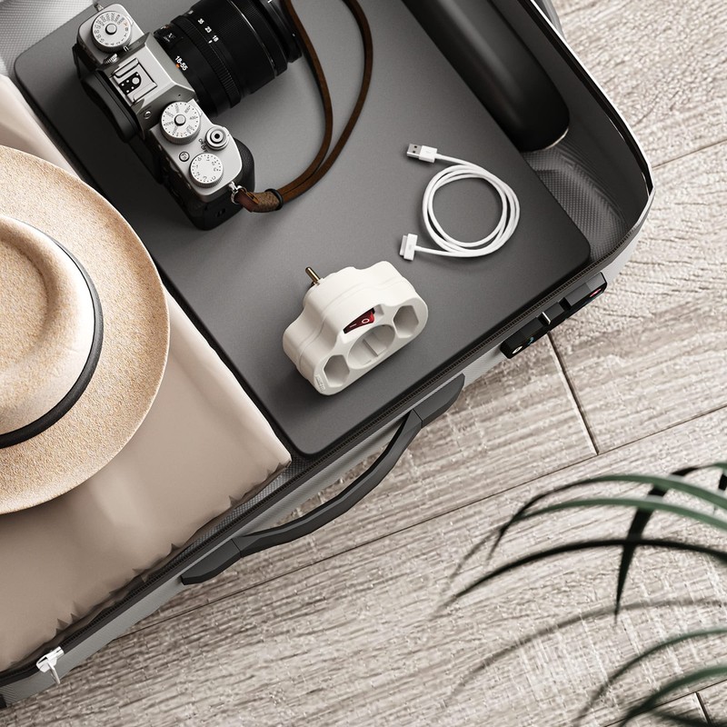 Perfect, Multiple Socket with On/Off Switch, 1 x Schuko Socket