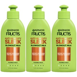 Garnier Hair Care Fructis Style Anti-Humidity Smoothing Milk, 3 Count