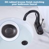 Bathroom Sink Drain with Lift Rod, Oil Rubbed Bronze Sink
