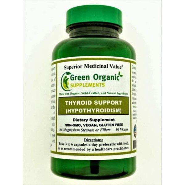 Green Organics Thyroid & Hypothyroidism 90 Vegan Capsule High Absorbable