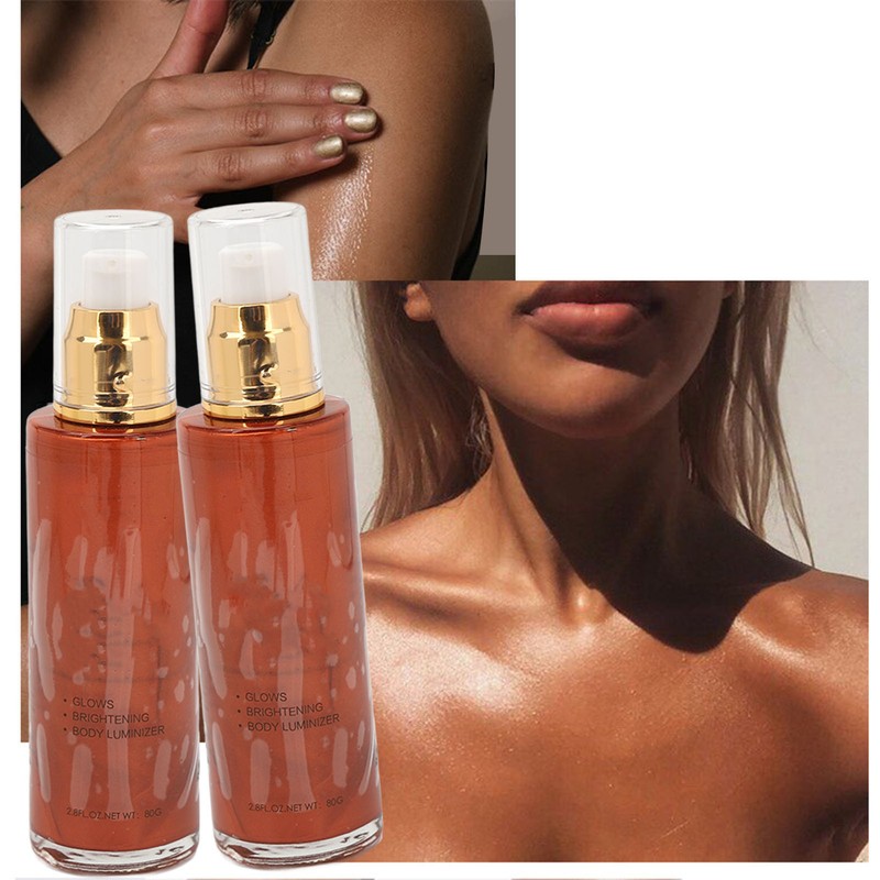 80g Shimmering Body Oil Long Lasting Moisturizing Highlight Body Luminizer