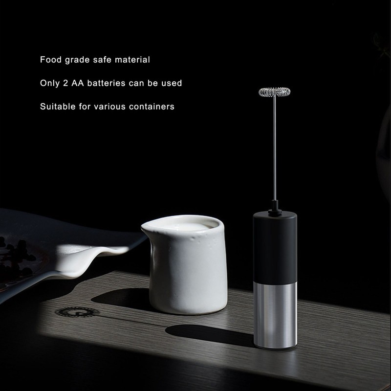 Milk Frother Handheld 14000гpm 6W Button Switch Built in Motor