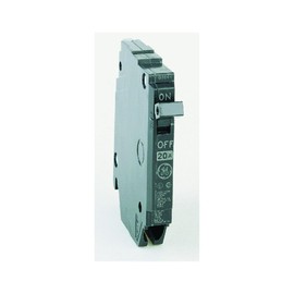 GE Industrial THQP115 Breaker, 15A, 1P, 120/240V, 10 kAIC, Q-Line Series, Thin