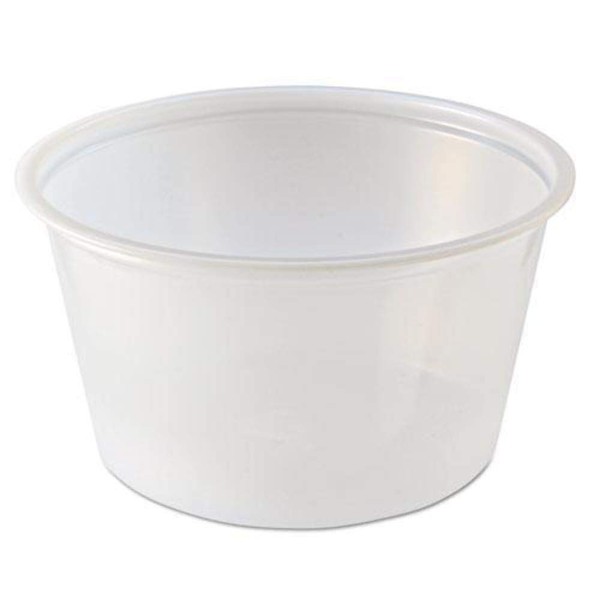 Fabrikal PC400 4 Oz Portion Cups in Translucent, 2500 per Case