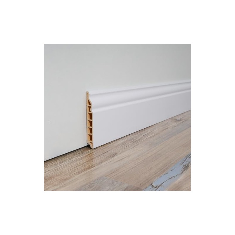Art3d Wall Baseboard Molding Trim 8-Pack of 56 x 3.2