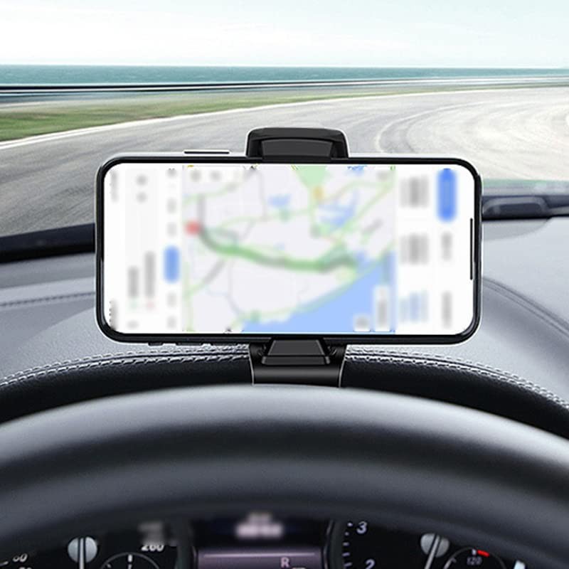 AIMALL Universal Cell Phone Holder Stand, Non-Slip Clip Dashboard Mount