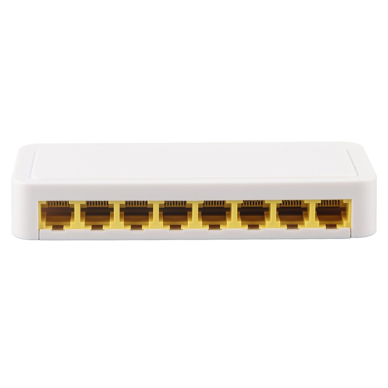 8 Port Ethernet Switch Professional Silent Operation Plug and Play